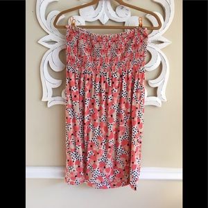 Juicy Couture Sundress Peach & Blue EUC